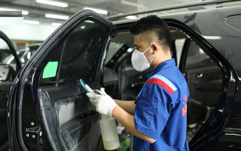 báo giá dọn nội thất ô tô tại Hải Phòng