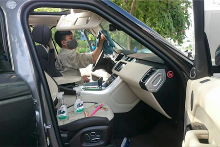 Dọn nội thất - khử mùi ô tô